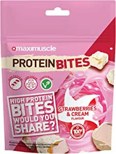 Maximuscle Protein Bites Strawberry & Cream 110g RRP 4.49 CLEARANCE XL 2
